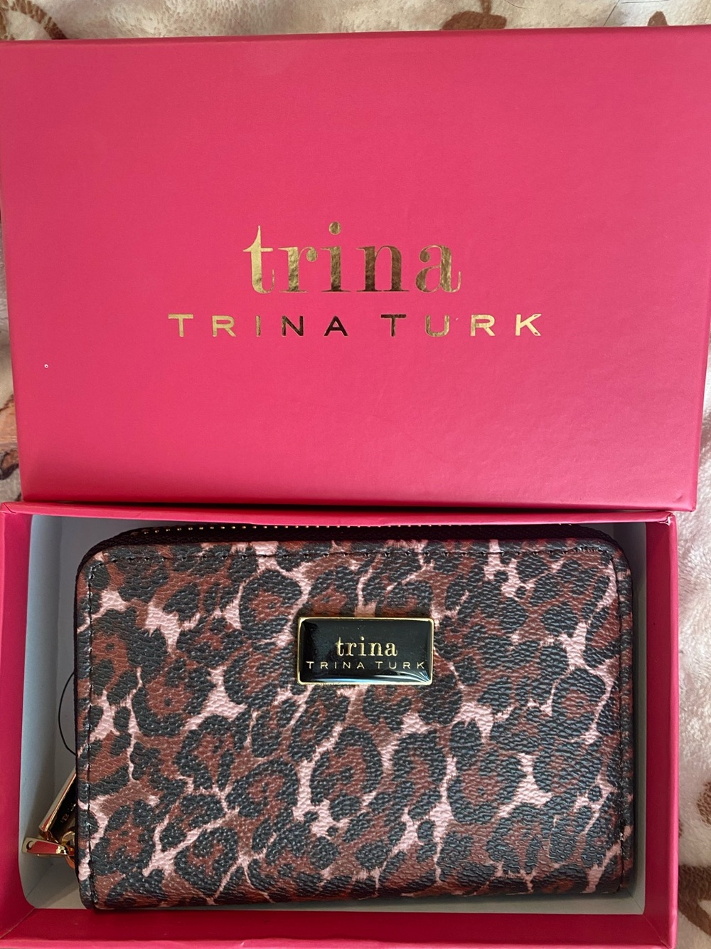Trina Turk Leopard Wallet